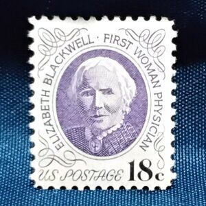 Uncirculated USA 1974 Elizabeth Blackwell: First Woman Physician 18 Cent Stamp!!